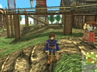 une photo d'Ã©cran de Skies of Arcadia Legends sur Nintendo Gamecube